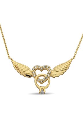 گردنبند طلا زرد زنانه 8 عیار Çgk Çiğdem Gürel Kuyumculuk - کد 43871578