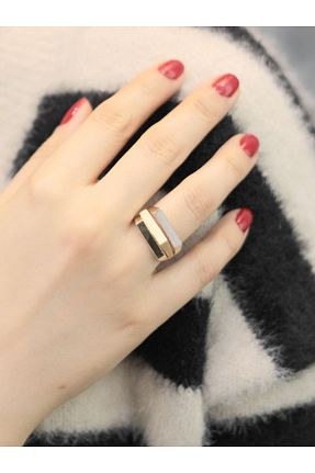 انگشتر طلا رنگی زنانه 14 عیار ZEYNEPLİ GOLD - کد 809706814