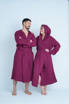 حوله پالتوئی زرشکی زنانه Müslin Natural - کد 771446808