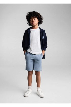 شلوارک و برمودا آبی بچه گانه %100 پنبه MANGO Kids - کد 820430092