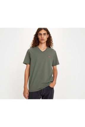 تی شرت سبز مردانه رگولار یقه گرد کد 782400331