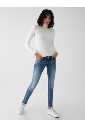 شلوار جین آبی زنانه جین استاندارد کد 780607680