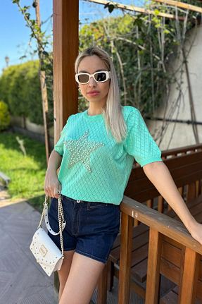 بلوز سبز زنانه Galaksi For Angels - کد 822723282