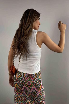 بلوز سفید زنانه ساده Butik Gardrop - کد 844414583