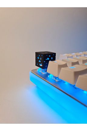کیبورد گیمر مشکی ztakeycaps - کد 738195544