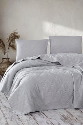 روتختی دونفره طوسی پنبه ای Enlora Home - کد 845058032