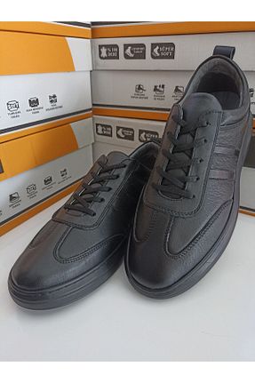 کفش کژوال مشکی مردانه چرم خالص EPOCH SHOES - کد 831866632