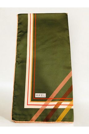 روسری سبز پلی استر Akel - کد 845100723