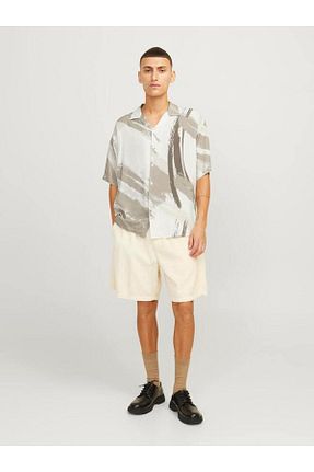 پیراهن طوسی مردانه اسلیم فیت Jack & Jones - کد 845176990