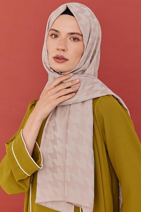 شال بژ زنانه MİRSOY SCARF - کد 845170364