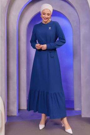 لباس آبی زنانه رگولار بافتنی کد 817484676
