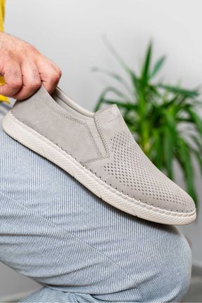 کفش کژوال بژ مردانه چرم طبیعی پاشنه کوتاه ( 4 - 1 cm ) پاشنه ساده کد 832558409