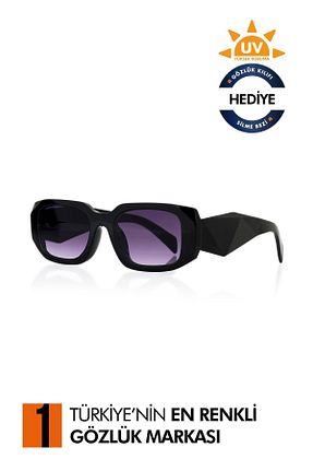 عینک آفتابی مشکی زنانه UV400 PIERLE - کد 673453225