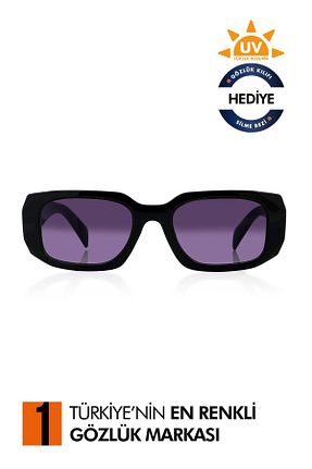 عینک آفتابی مشکی زنانه UV400 PIERLE - کد 673453225