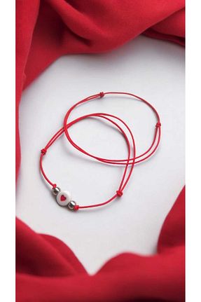 دستبند جواهر قرمز زنانه منجق nasclaycollection - کد 554145981
