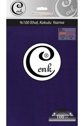 روسری سرمه ای پلی استر Cenk - کد 808844740