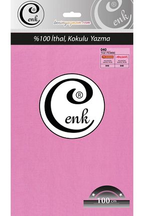 روسری صورتی پلی استر Cenk - کد 808335817