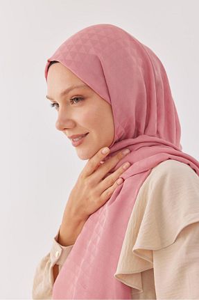 شال صورتی زنانه MİRSOY SCARF - کد 845246915