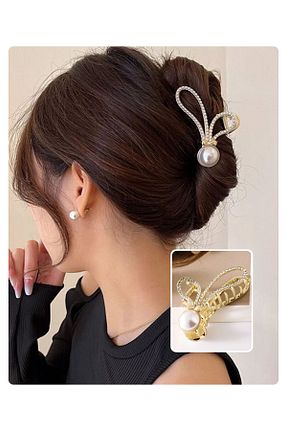 گیره سر طلائی زنانه مودال GÜLPEŞE - کد 845262073