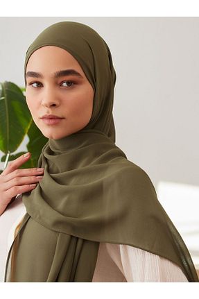 روسری سبز شیفون Femple Modest - کد 835917053