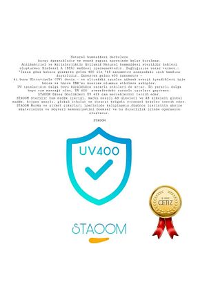 عینک آفتابی مشکی بچه گانه UV400 STAOOM - کد 675425102