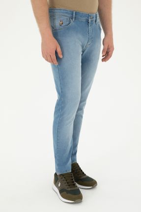 شلوار جین آبی مردانه پارچه نساجی کد 833008929
