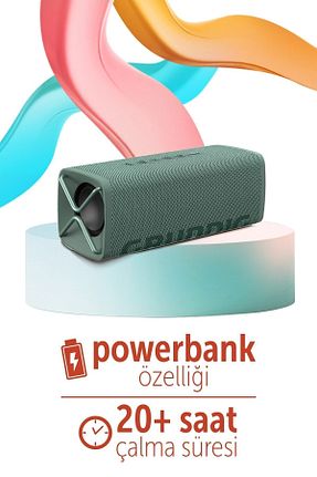 اسپیکر بلوتوث سفید Grundig - کد 719129984
