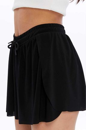 شلوارک و برمودا مشکی زنانه شلوارک دامنی Pek Moda - کد 844924539