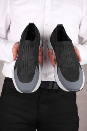 کفش لوفر مشکی مردانه پارچه نساجی پاشنه کوتاه ( 4 - 1 cm ) کد 814767900