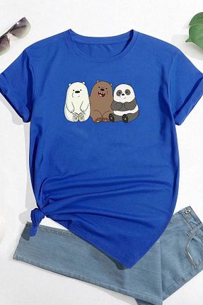 تیشرت سایز بزرگ سرمه ای زنانه سایز بزرگ DAXİS Sportwear Company - کد 845084722