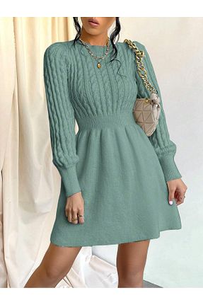 لباس سبز زنانه تریکو ATEMODAA - کد 845054430