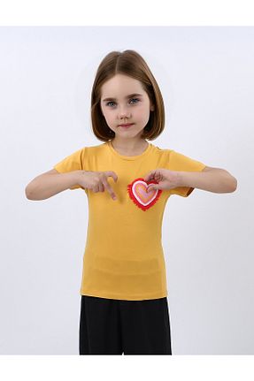 تیشرت زرد بچه گانه رگولار Butik - کد 845085020