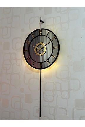 ساعت دیواری مشکی 40 x 90 Pey Aksesuar - کد 845091382