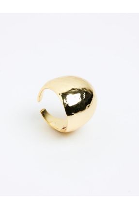 انگشتر جواهر طلائی زنانه فلزی کد 831412351
