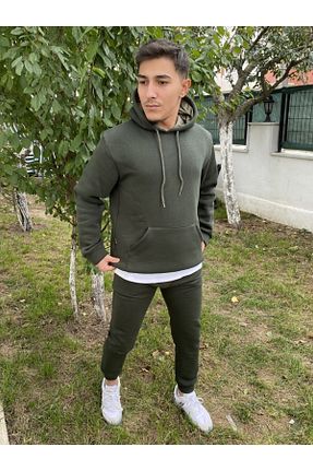 ست گرمکن خاکی زنانه پنبه پلی استر YAKAMEL - کد 169589179
