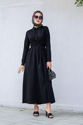 لباس حجاب مشکی زنانه کلوش Tesettür Diyarı - کد 845120364