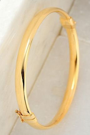 النگو زرد زنانه 14 عیار KILIÇOĞLU - کد 815843579