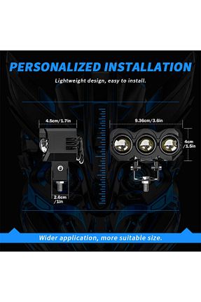 چراغ موتور سیکلت Vendortuning - کد 845143845