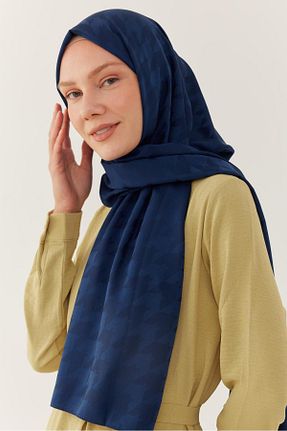 شال سرمه ای زنانه MİRSOY SCARF - کد 845219346