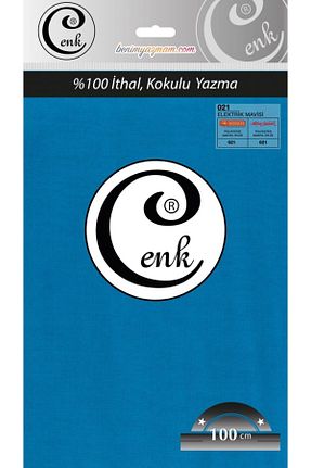 روسری آبی پلی استر Cenk - کد 808844362