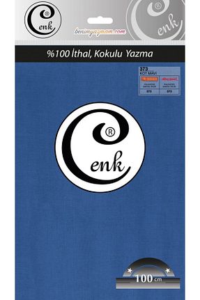 روسری آبی پلی استر Cenk - کد 808335729