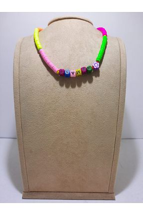 گردنبند جواهر بنفش زنانه پوشش زاماک TMD AKSESUAR - کد 124408791