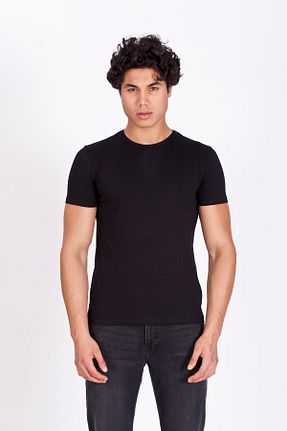 تیشرت مشکی مردانه اسلیم فیت Ncs Jeans - کد 124524967