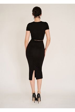 ست بالاتنه و پائین تنه مشکی زنانه جین Nikki Couture - کد 124832946