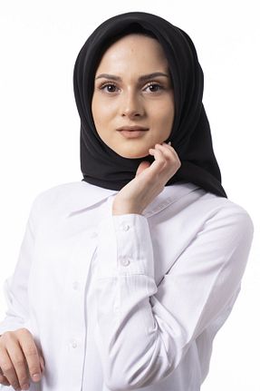 روسری مشکی پلی استر trendbona - کد 124894549
