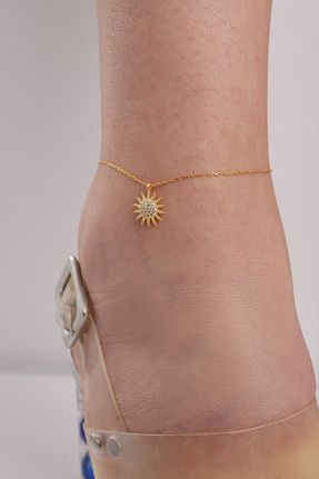 خلخال نقره طلائی زنانه Bilsen Store - کد 124906622