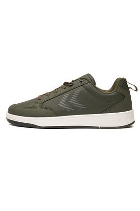 کفش اسنیکر خاکی زنانه بند دار hummel - کد 843300840