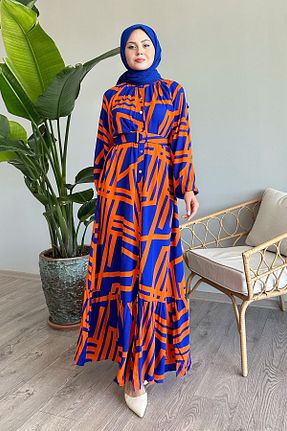 لباس حجاب نارنجی زنانه رگولار InStyle - کد 843799270