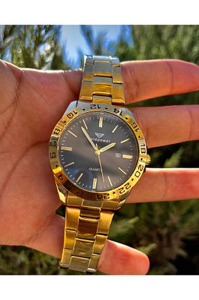 ساعت مچی طلائی مردانه 46 میلی متر Gold Power - کد 845323291