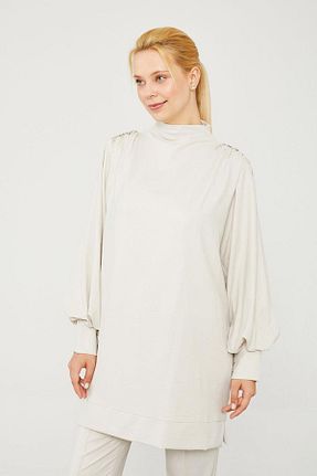 ست بالاتنه و پائین تنه حجاب طوسی زنانه رگولار Levidor - کد 845391156